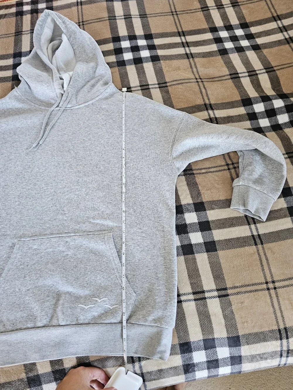 Lazypants Light Gray Pullover Hoodie - Picture 8 of 10